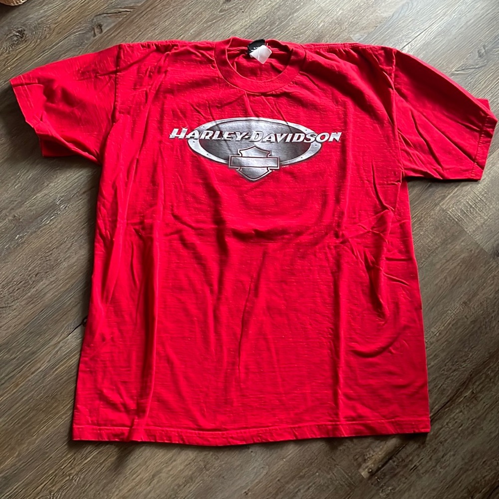 👕 2007 Harley Davidson Shenandoah Virginia Y2K Double Sided T Shirt XL